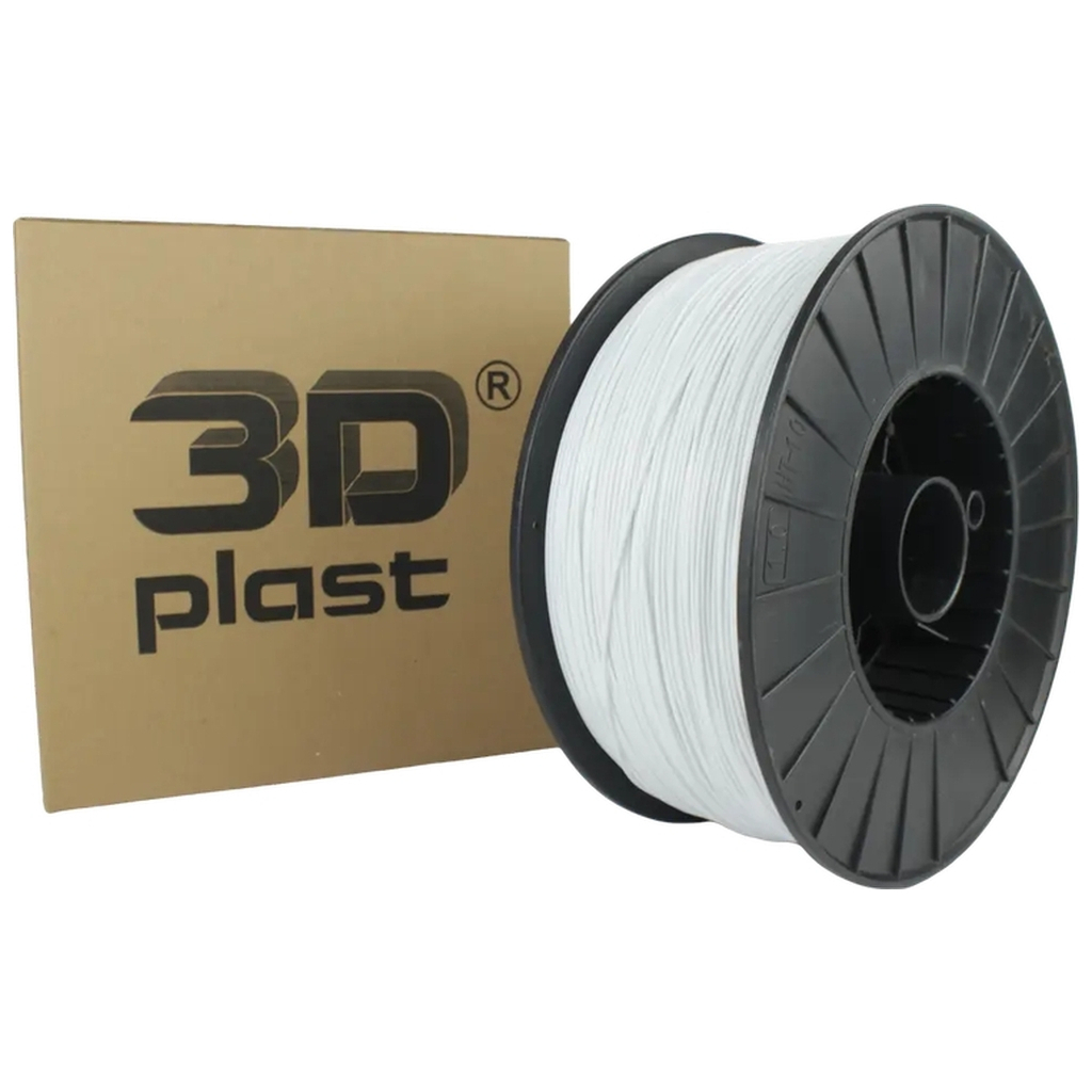 Пластик для 3D-принтера 3Dplast PLA 1.75мм, 3кг, white (3DPLA1753WHT) - фото 1 Пластик для 3D-принтера 3Dplast PLA 1.75мм, 3кг, white (3DPLA1753WHT) - фото 1