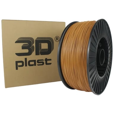 Пластик для 3D-принтера 3Dplast PLA 1.75мм, 3кг, coyote (3DPLA1753KYT) - фото 1