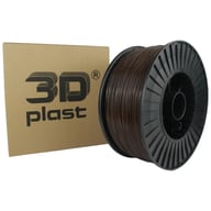 Пластик для 3D-принтера 3Dplast PLA 1.75мм, 3кг, brown (3DPLA1753BRWN) - фото 1