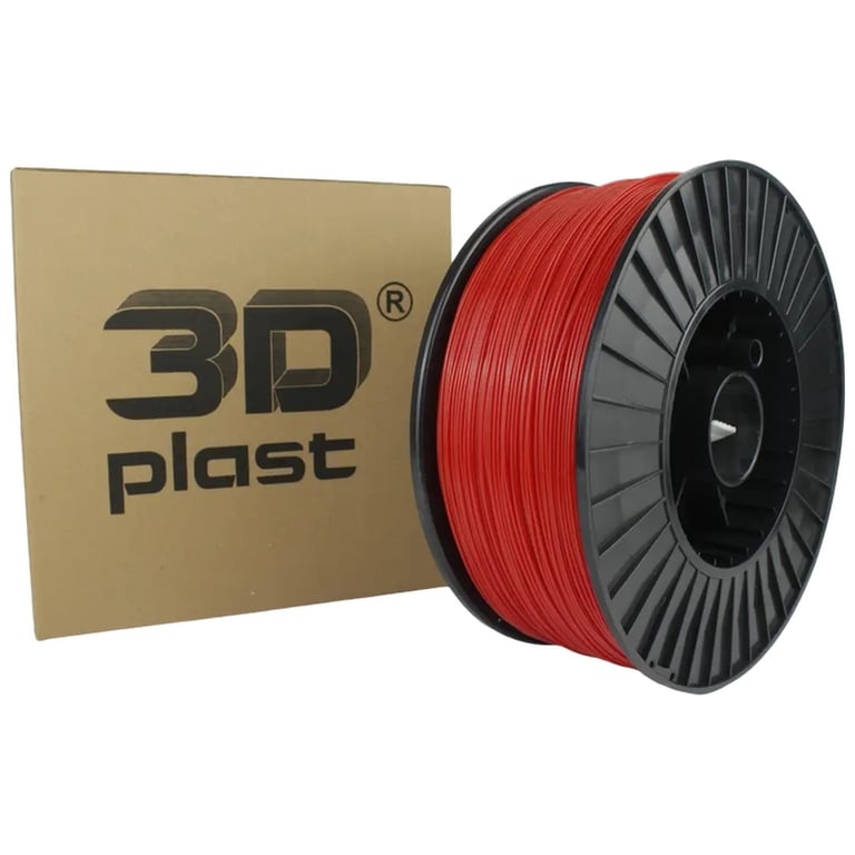 Пластик для 3D-принтера 3Dplast PLA 1.75мм, 3кг, red (3DPLA1753RED) - фото 1