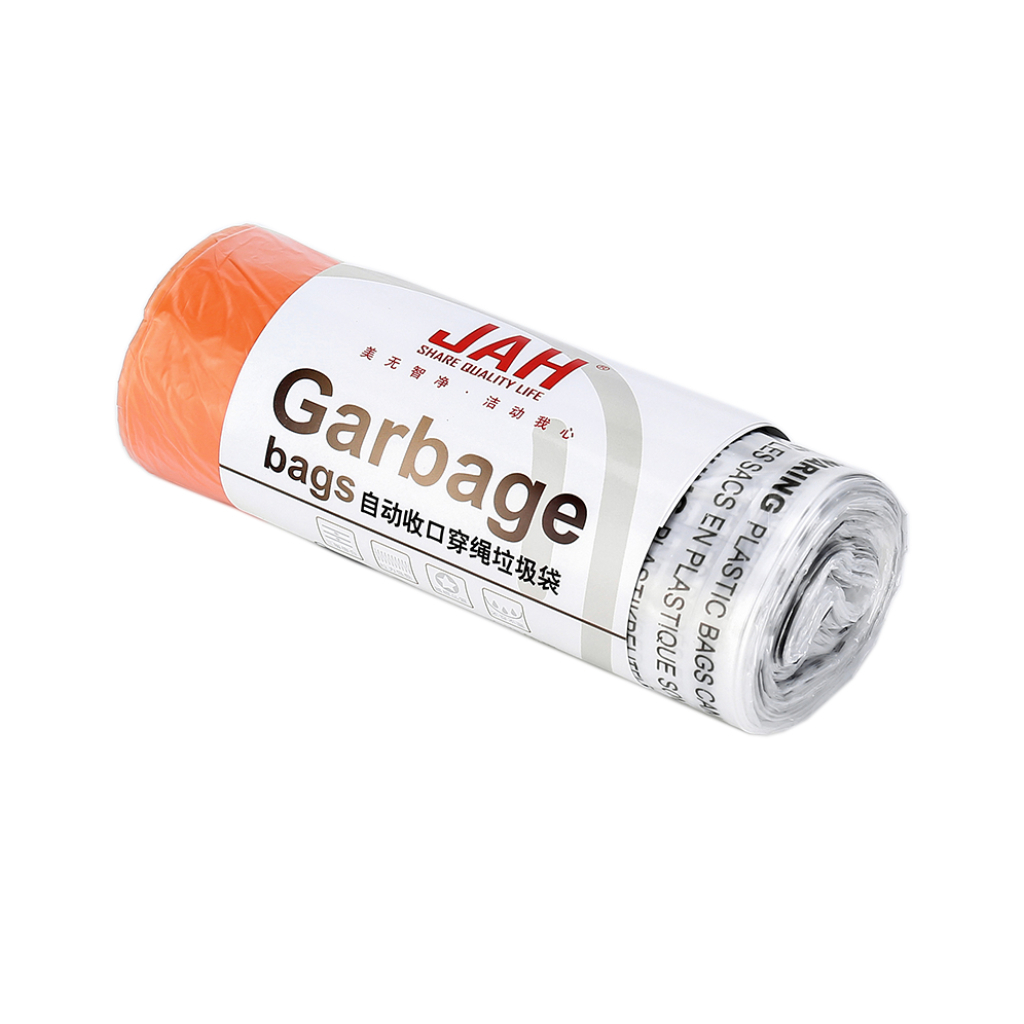 Пакети для сміття JAH Із затяжками Для відер об'ємом до 6-15 л 20 шт. (20268) - фото 1 Пакети для сміття JAH Із затяжками Для відер об'ємом до 6-15 л 20 шт. (20268) - фото 1