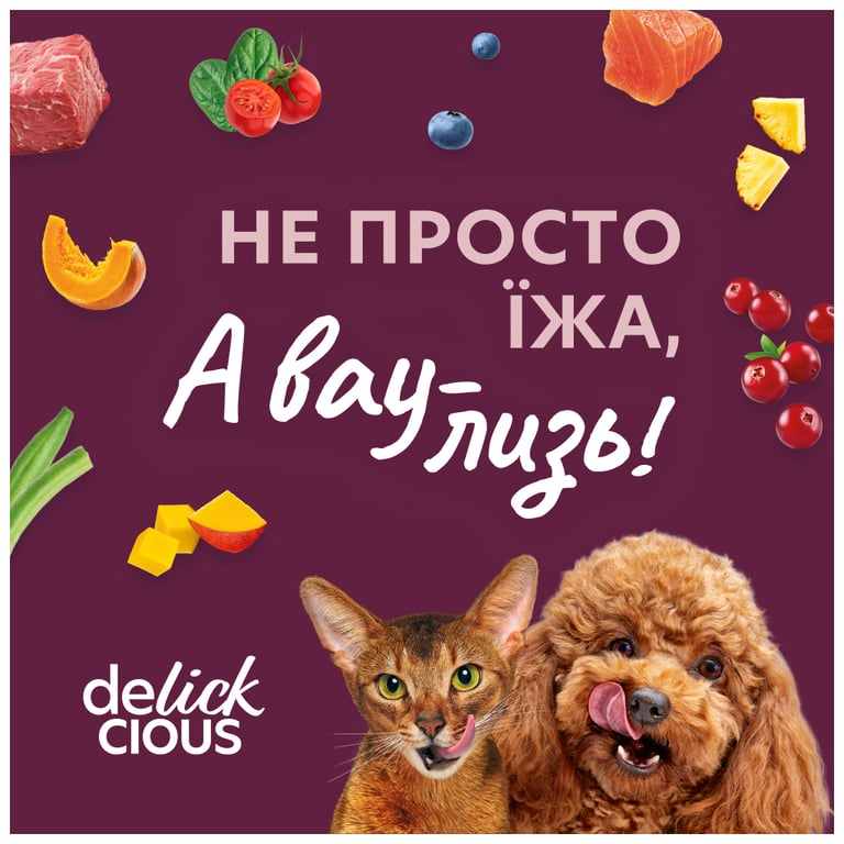 Ласощі для котів Delickcious Курка з додаванням ананасу 4 х 15 г (4820269141629) - фото 8
