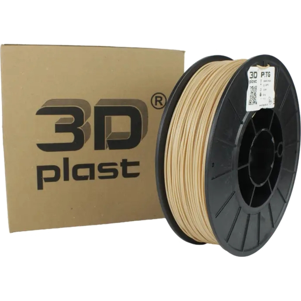 Пластик для 3D-принтера 3Dplast PETG 1.75мм, 0.85кг, beige (3DPTG17508BZH) - фото 1 Пластик для 3D-принтера 3Dplast PETG 1.75мм, 0.85кг, beige (3DPTG17508BZH) - фото 1