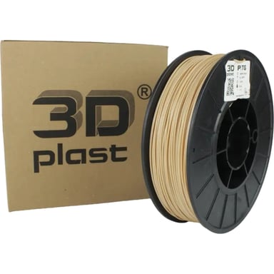 Пластик для 3D-принтера 3Dplast PETG 1.75мм, 0.85кг, beige (3DPTG17508BZH) - фото 1