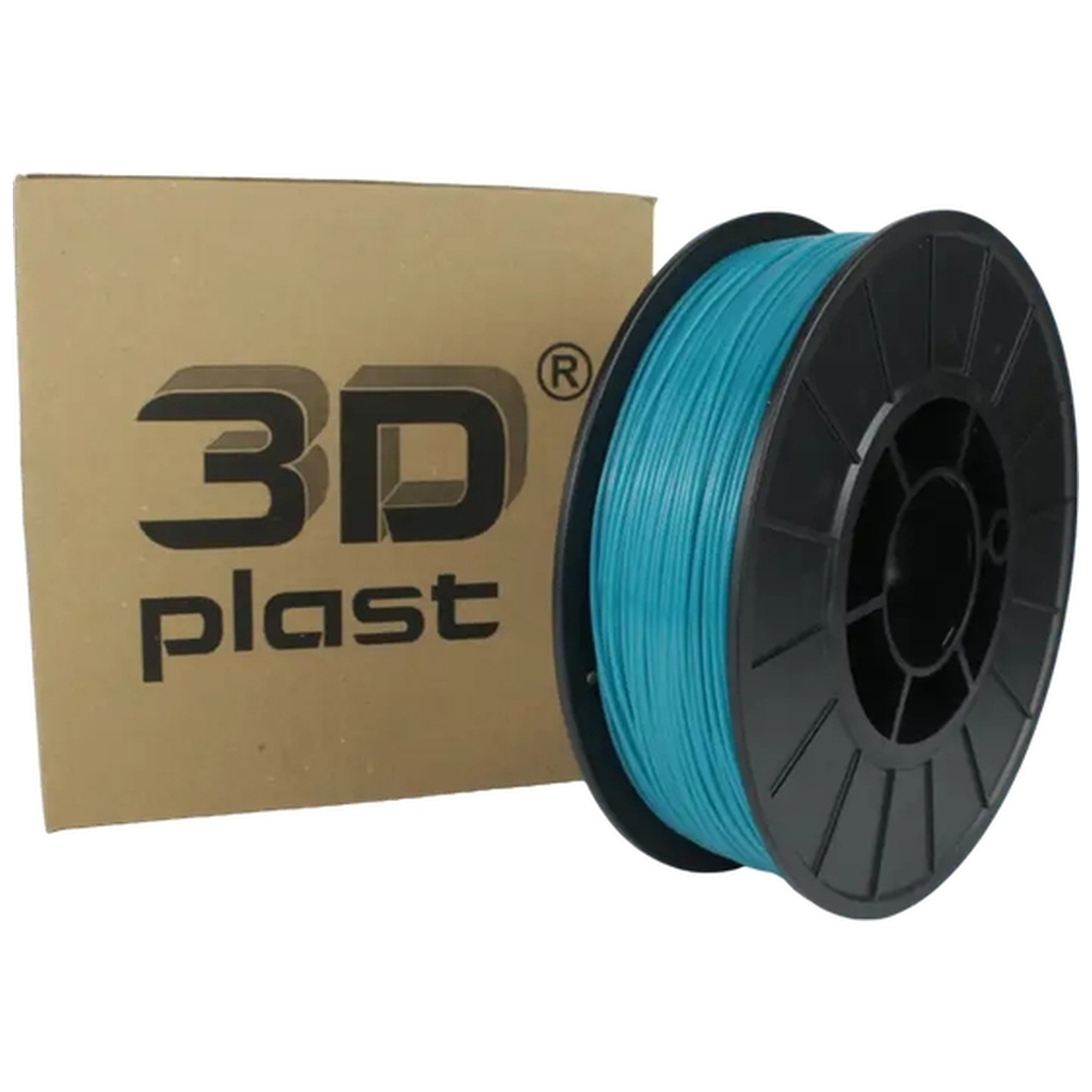 Пластик для 3D-принтера 3Dplast PETG 1.75мм, 0.85кг, turquoise (3DPTG17508TRQ) - фото 1