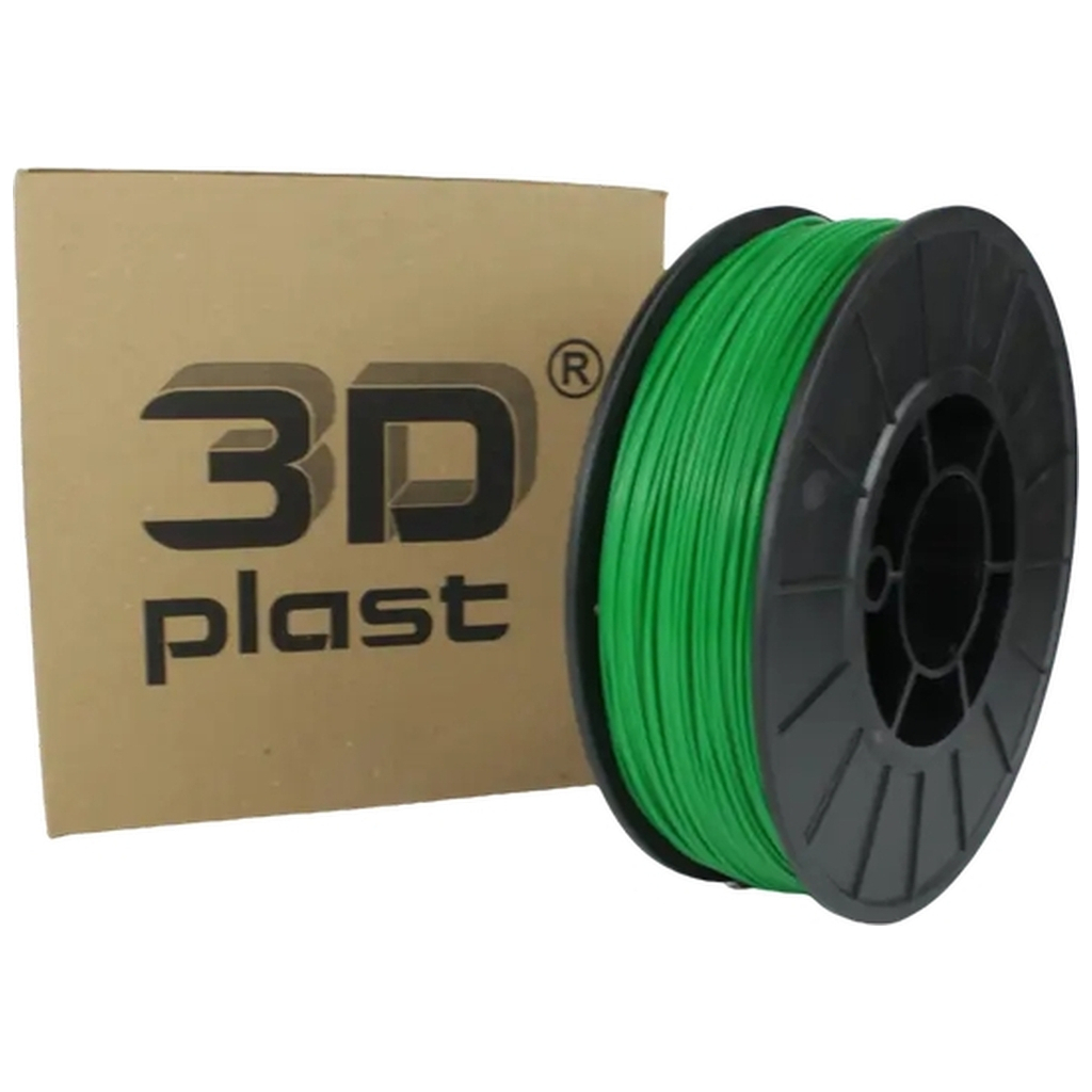 Пластик для 3D-принтера 3Dplast PETG 1.75мм, 0.85кг, green (3DPTG17508GR) - фото 1