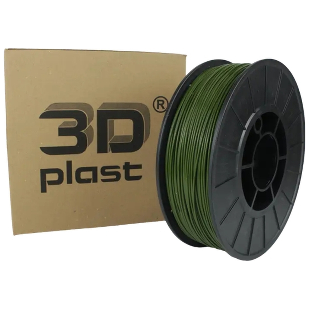 Пластик для 3D-принтера 3Dplast PETG 1.75мм, 0.85кг, khaki (3DPTG17508HKI) - фото 1 Пластик для 3D-принтера 3Dplast PETG 1.75мм, 0.85кг, khaki (3DPTG17508HKI) - фото 1