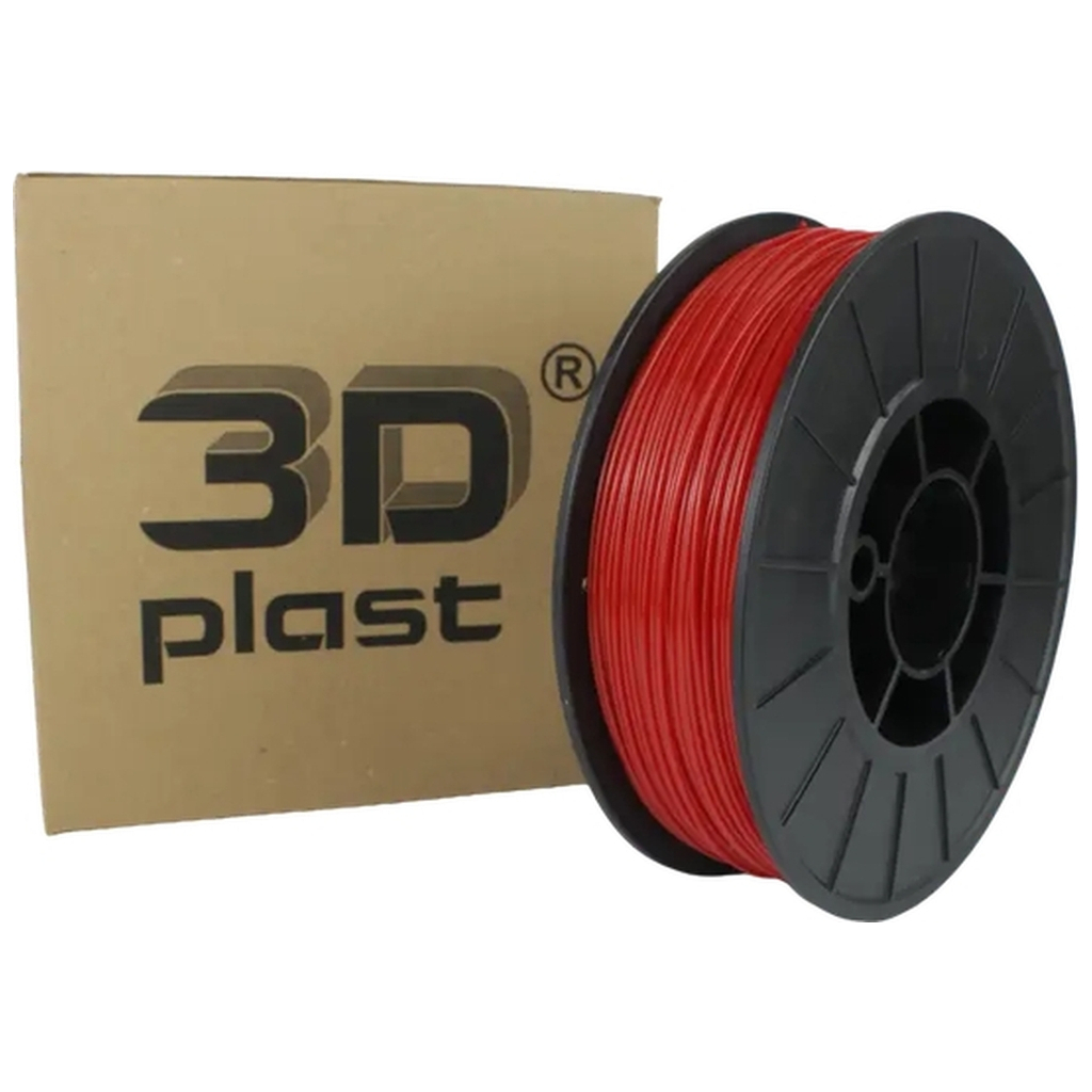 Пластик для 3D-принтера 3Dplast PETG 1.75мм, 0.85кг, red (3DPTG17508RD) - фото 1 Пластик для 3D-принтера 3Dplast PETG 1.75мм, 0.85кг, red (3DPTG17508RD) - фото 1