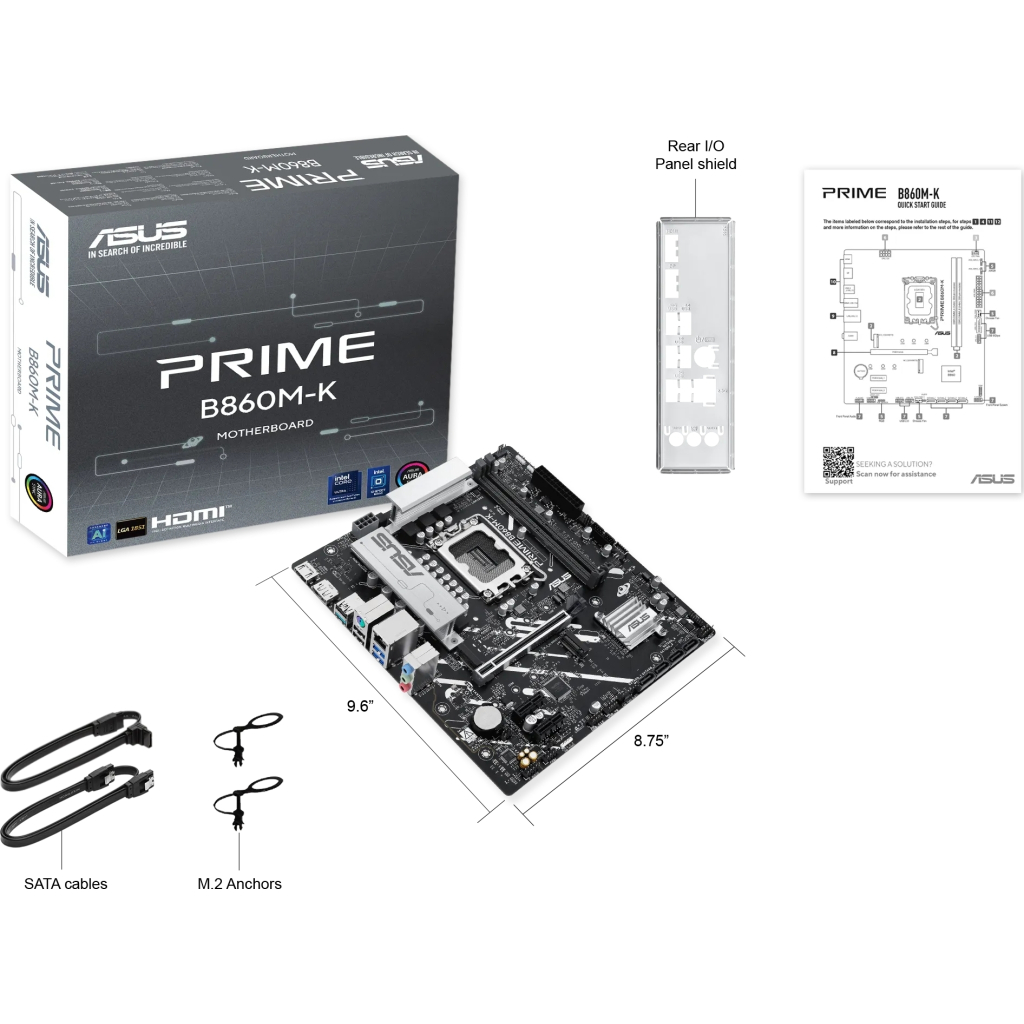 Материнська плата ASUS PRIME B860M-K - фото 7 Материнська плата ASUS PRIME B860M-K - фото 7