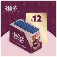 Вологий корм для кішок Delickcious Пластівці з кроликом та тропічними фруктами у вершковому соусі 80 г (4820269141841) - фото 5