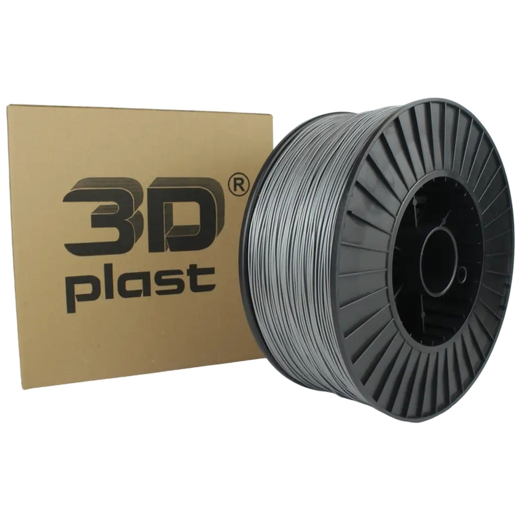 Пластик для 3D-принтера 3Dplast PETG 1.75мм, 3кг, gray metallic (3DPTG1753GRMT) Пластик для 3D-принтера 3Dplast PETG 1.75мм, 3кг, gray metallic (3DPTG1753GRMT)