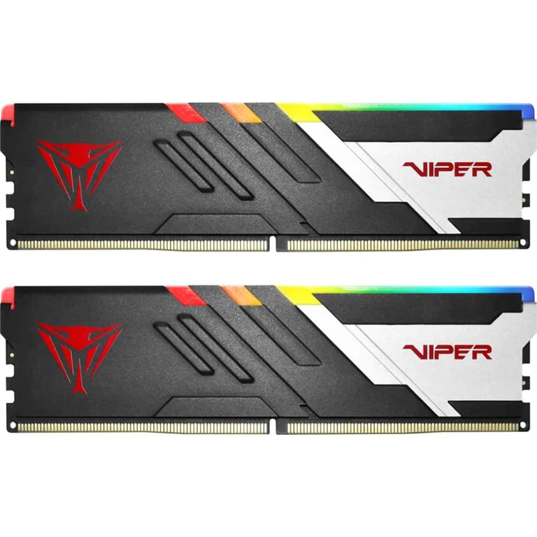 Модуль пам’яті для комп’ютера DDR5 64GB (2x32GB) 6000 MHz Viper Venom RGB Patriot (PVVR564G600C36K) — фото 1