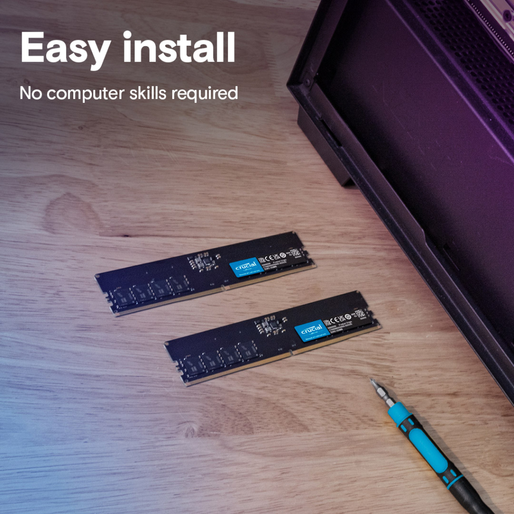 Модуль пам'яті для комп'ютера DDR5 8GB 5600 MHz Micron (CT8G56C46U5T) - фото 6 Модуль пам'яті для комп'ютера DDR5 8GB 5600 MHz Micron (CT8G56C46U5T) - фото 6