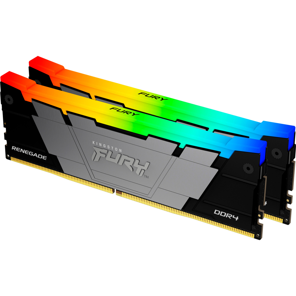 Модуль пам'яті для комп'ютера DDR4 16GB (2x8GB) 4600 MHz Renegade RGB Kingston Fury (ex.HyperX) (KF446C19RB2AK2/16) - фото 1