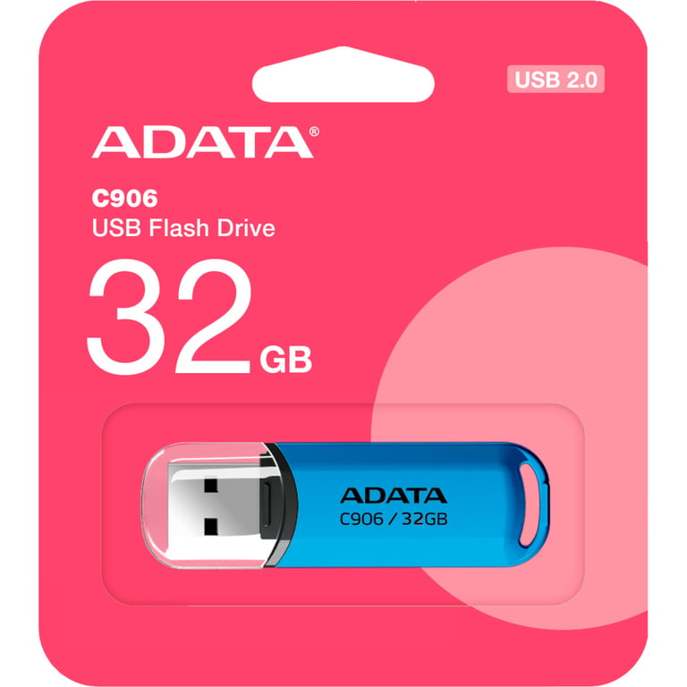 USB флеш накопичувач ADATA 32GB C906 Blue USB 2.0 (AC906-32G-RWB) - фото 3