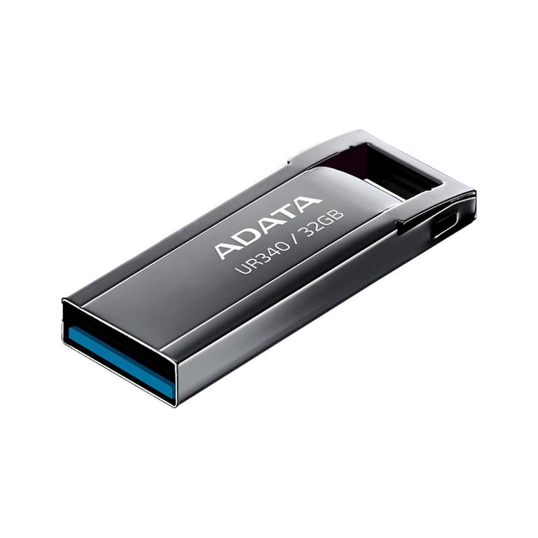 USB флеш накопичувач ADATA 32GB UR340 Black USB 3.2 (AROY-UR340-32GBK) - фото 2