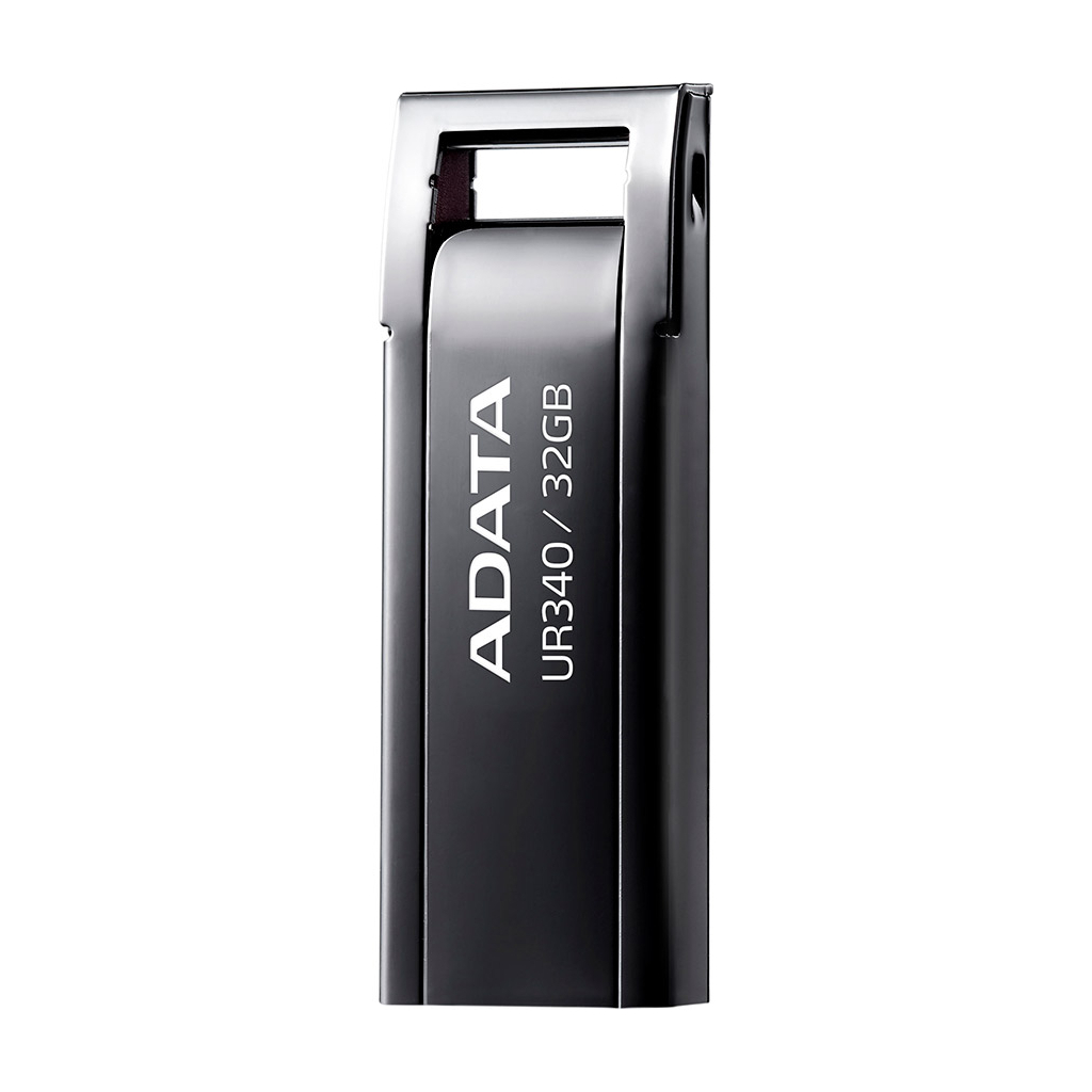 USB флеш накопичувач ADATA 32GB UR340 Black USB 3.2 (AROY-UR340-32GBK) - фото 3 USB флеш накопичувач ADATA 32GB UR340 Black USB 3.2 (AROY-UR340-32GBK) - фото 3