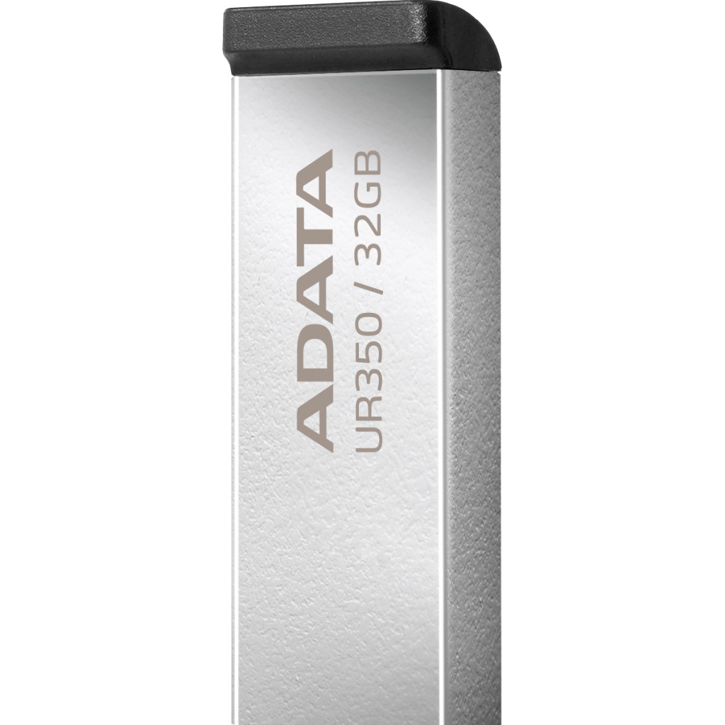 USB флеш накопичувач ADATA 32GB UR350 Silver-Black USB 3.2 (UR350-32G-RSR/BK) - фото 3 USB флеш накопичувач ADATA 32GB UR350 Silver-Black USB 3.2 (UR350-32G-RSR/BK) - фото 3