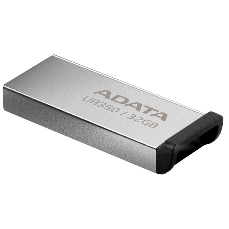 USB флеш накопичувач ADATA 32GB UR350 Silver-Black USB 3.2 (UR350-32G-RSR/BK) - фото 4
