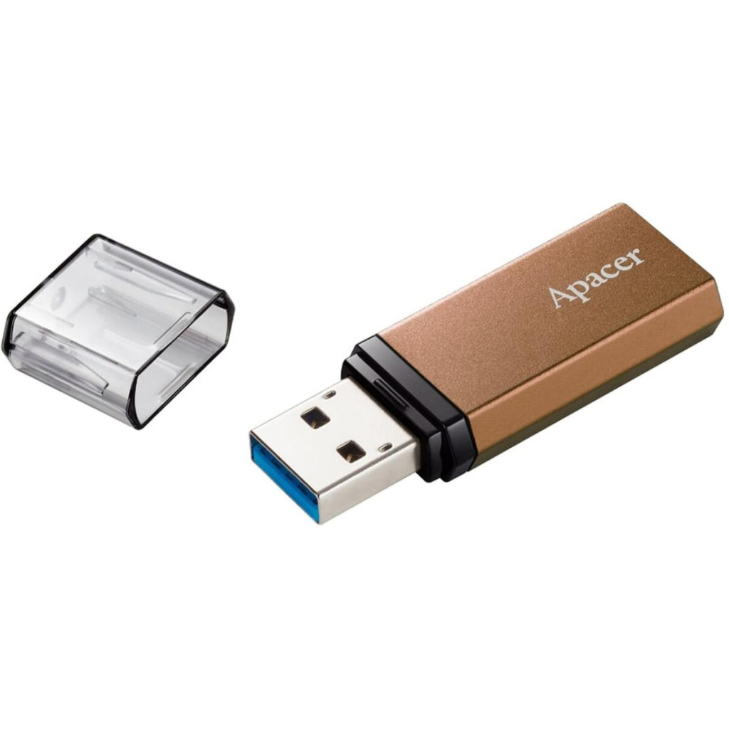 USB флеш накопичувач Apacer 256GB AH25C Classical Bronze USB 3.2 (AP256GAH25CJ-1) - фото 3 USB флеш накопичувач Apacer 256GB AH25C Classical Bronze USB 3.2 (AP256GAH25CJ-1) - фото 3