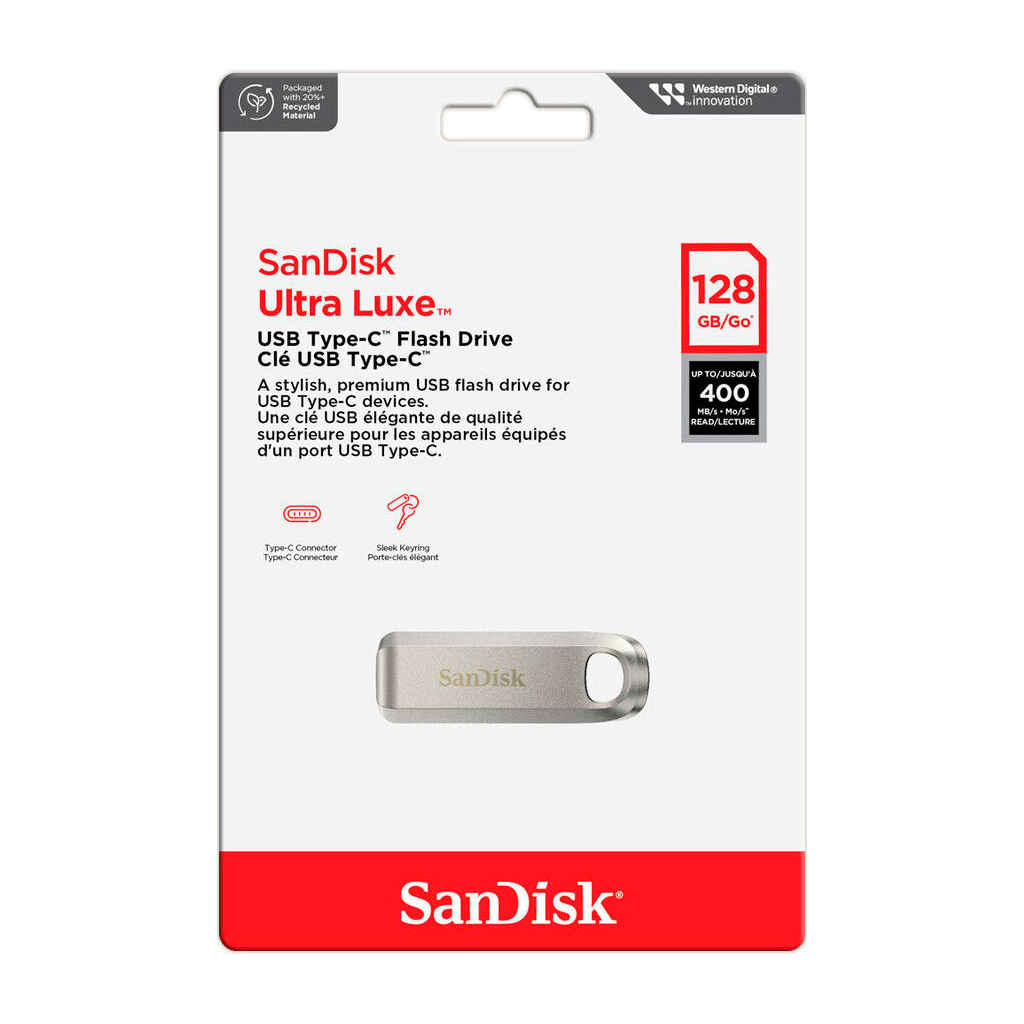 USB флеш накопичувач SanDisk 128GB Ultra Luxe Type-C USB 3.2 (SDCZ75-128G-G46) - фото 5 USB флеш накопичувач SanDisk 128GB Ultra Luxe Type-C USB 3.2 (SDCZ75-128G-G46) - фото 5