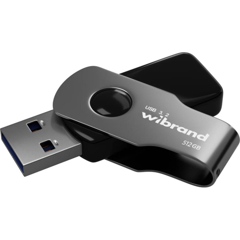 USB флеш накопичувач Wibrand 512GB Lizard Black USB 3.2 (WI3.2/LI512P9B) - фото 2 USB флеш накопичувач Wibrand 512GB Lizard Black USB 3.2 (WI3.2/LI512P9B) - фото 2