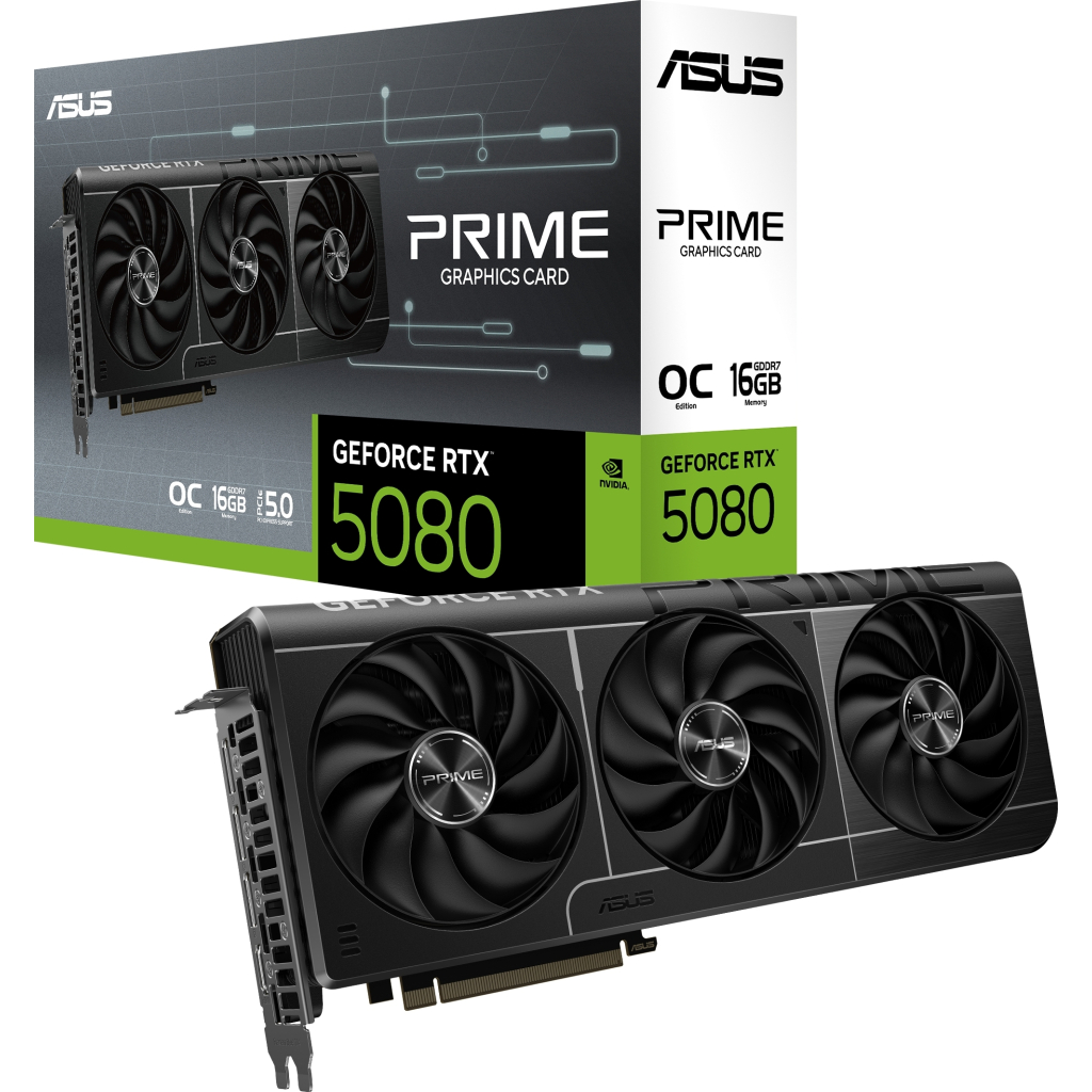 Відеокарта ASUS GeForce RTX5080 16GB PRIME OC (PRIME-RTX5080-O16G) - фото 12 Відеокарта ASUS GeForce RTX5080 16GB PRIME OC (PRIME-RTX5080-O16G) - фото 12