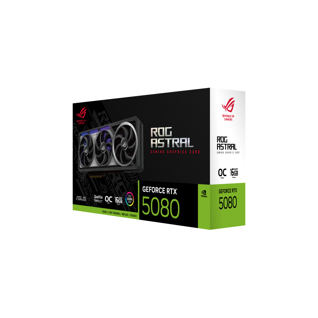 Відеокарта ASUS GeForce RTX5080 16GB ROG ASTRAL OC GAMING (ROG-ASTRAL-RTX5080-O16G-GAMING) - фото 4 Відеокарта ASUS GeForce RTX5080 16GB ROG ASTRAL OC GAMING (ROG-ASTRAL-RTX5080-O16G-GAMING) - фото 4