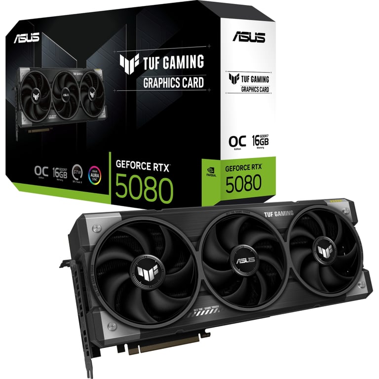 Відеокарта ASUS GeForce RTX5080 16GB TUF OC GAMING (TUF-RTX5080-O16G-GAMING) - фото 12