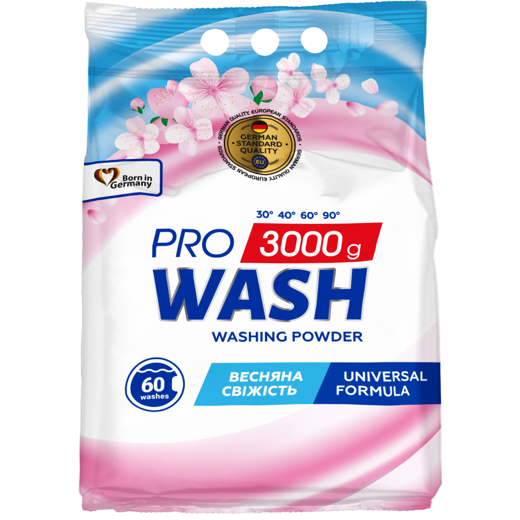 Пральний порошок Pro Wash Universal Весняна свіжість 3 кг (4823128004875) - фото 1