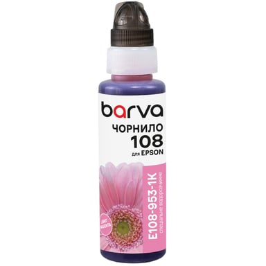 Чорнило Barva Epson 108 100 мл, Light Magenta , флакон OneKey (1K) (E108-953-1K) - фото 1