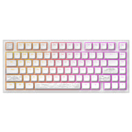 Клавіатура Dark Project ALU81 Terra Nostra PBT RGB Mech G3MS Moonstone White (DPKB_NOSTRA_81_ANSI_WHITE_UA) - фото 2