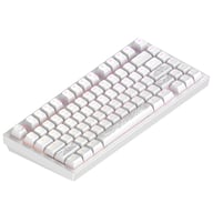 Клавіатура Dark Project ALU81 Terra Nostra PBT RGB Mech G3MS Moonstone White (DPKB_NOSTRA_81_ANSI_WHITE_UA) - фото 4
