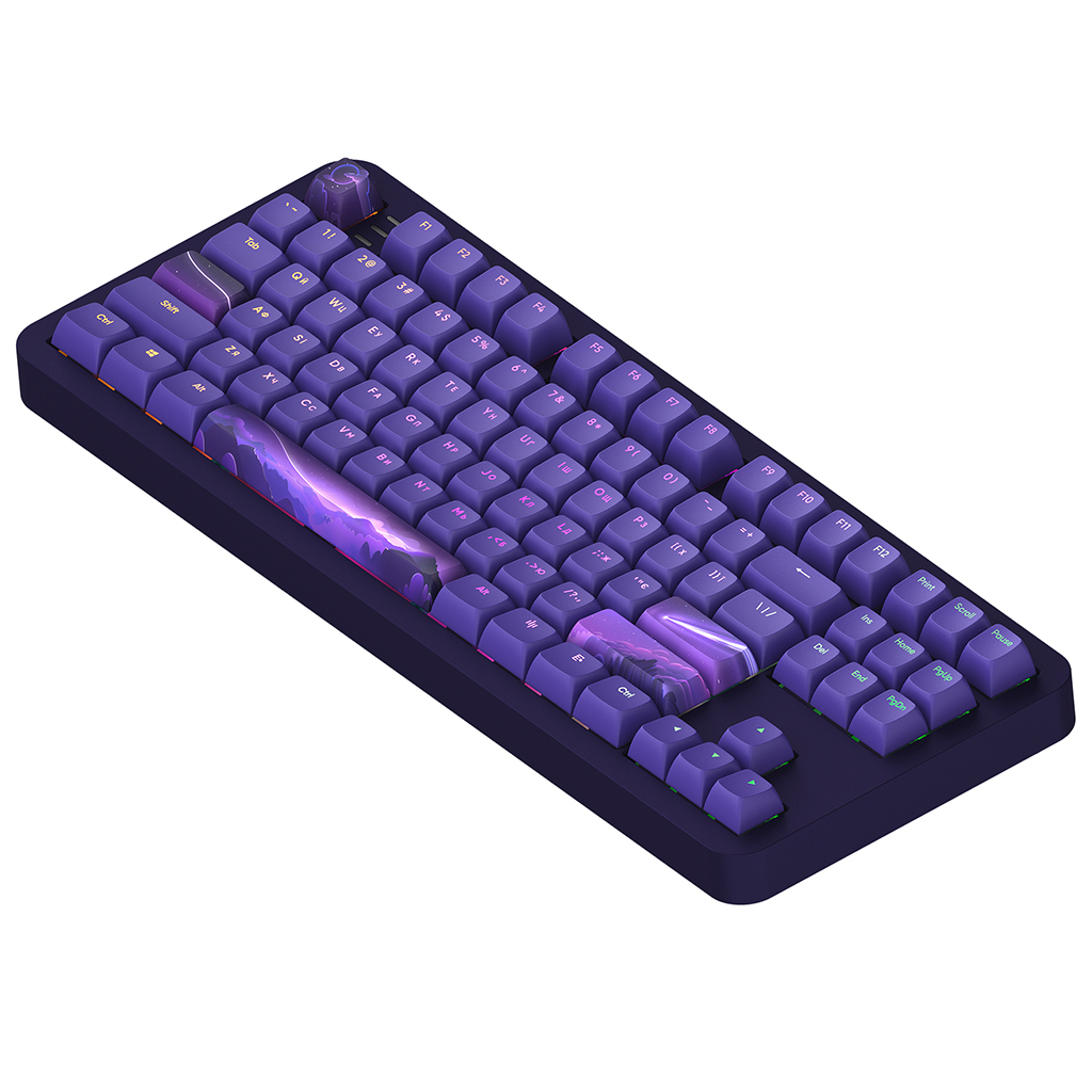 Клавіатура Dark Project ALU87 Celestial ABS RGB Mech G3MS Voidstone Violet (DPKB_CELESTIAL_87_ANSI_UA) - фото 3 Клавіатура Dark Project ALU87 Celestial ABS RGB Mech G3MS Voidstone Violet (DPKB_CELESTIAL_87_ANSI_UA) - фото 3