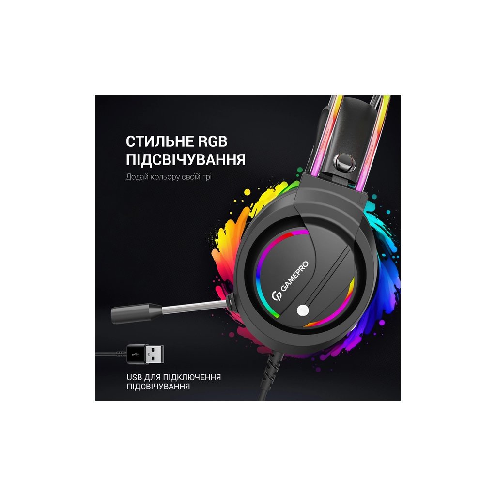 Навушники GamePro HS733 Black (HS733) - фото 10 Навушники GamePro HS733 Black (HS733) - фото 10