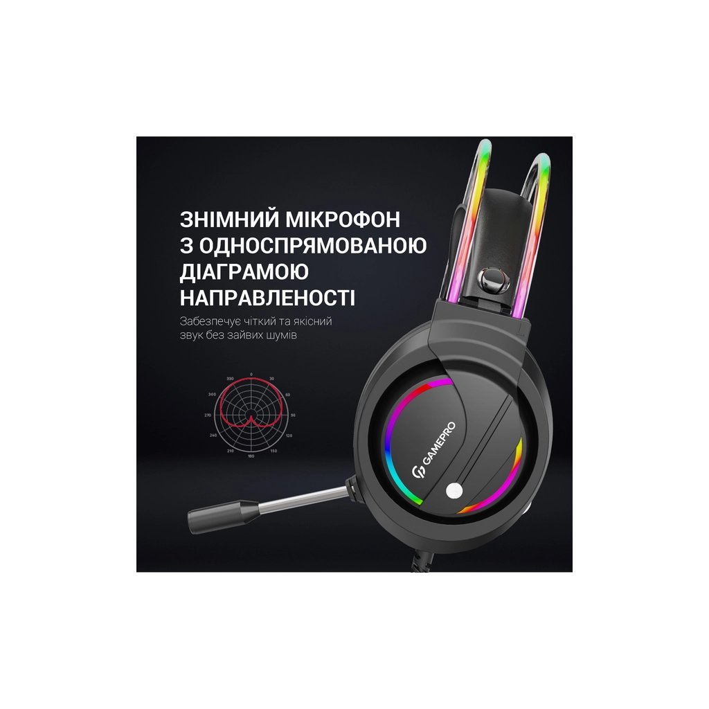 Навушники GamePro HS733 Black (HS733) - фото 6 Навушники GamePro HS733 Black (HS733) - фото 6