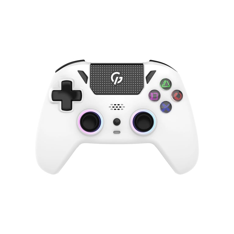 Геймпад GamePro GPS13W BT 5.3/USB/PC/iOS/Android/PS3/PS4 RGB White (GPS13W) - фото 1