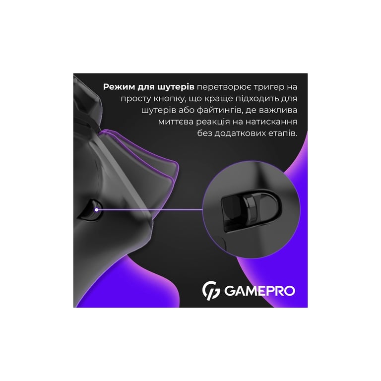 Геймпад GamePro GPX13B 2.4G/BT 5.1/USB/PC/iOS/Android RGB Black (GPX13B) - фото 7