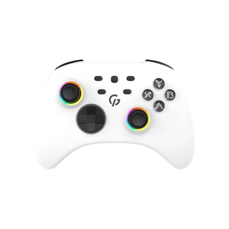 Геймпад GamePro GPX13W 2.4G/BT 5.1/USB/PC/iOS/Android RGB White (GPX13W) - фото 1