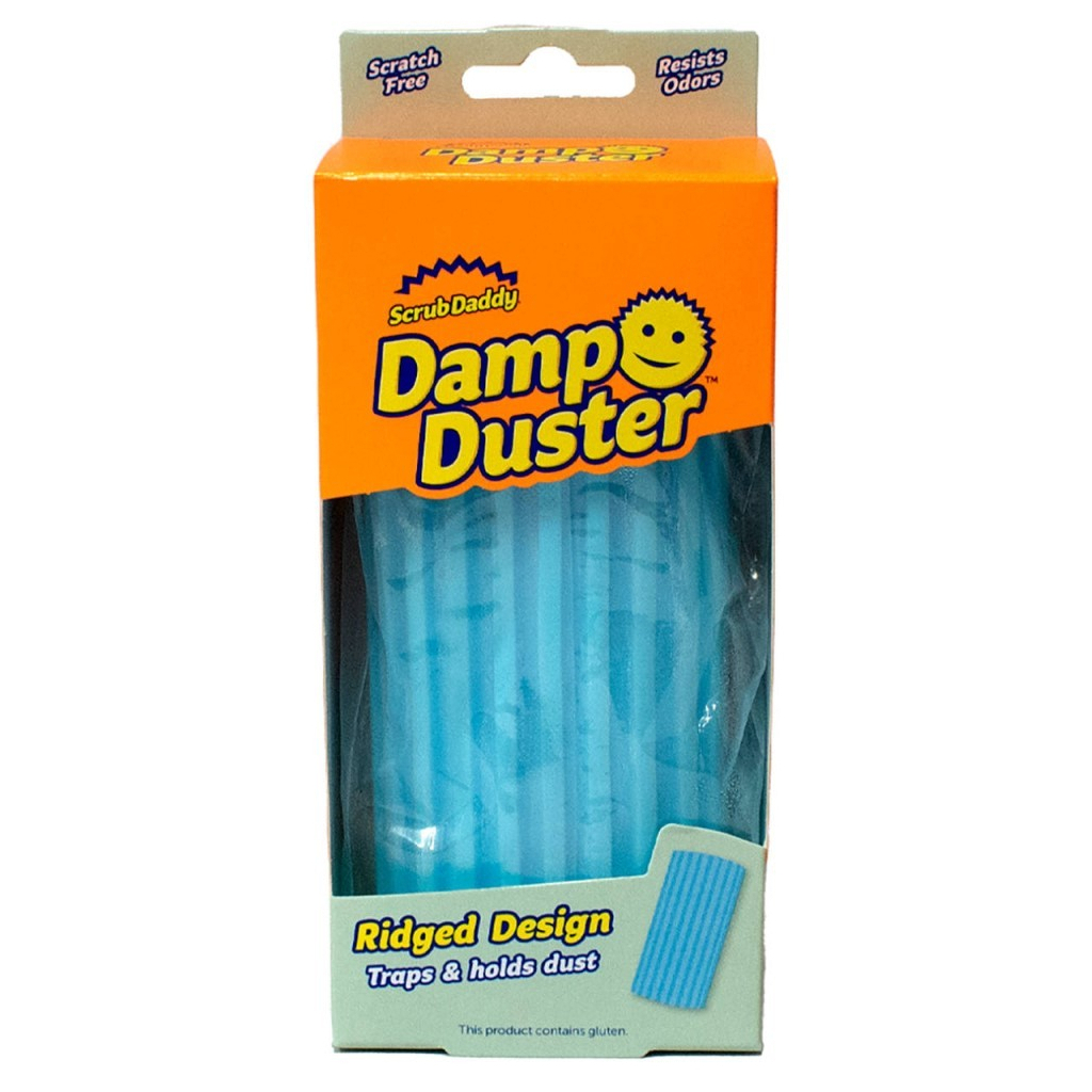 Губка для прибирання Scrub Daddy Damp Duster Для пилу Блакитна (5060481022750/5060481023771) - фото 1 Губка для прибирання Scrub Daddy Damp Duster Для пилу Блакитна (5060481022750/5060481023771) - фото 1
