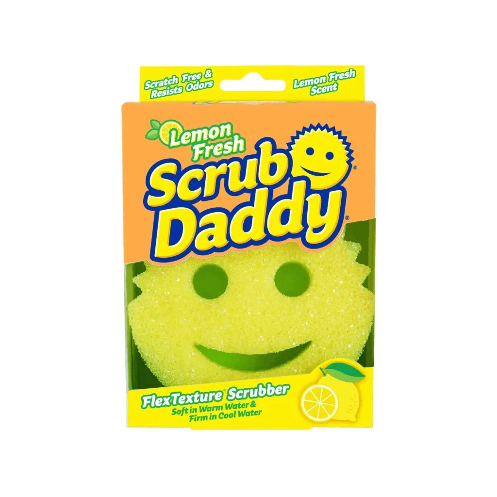 Губки кухонні Scrub Daddy Lemon Fresh 1 шт. (5060481023054) - фото 1 Губки кухонні Scrub Daddy Lemon Fresh 1 шт. (5060481023054) - фото 1