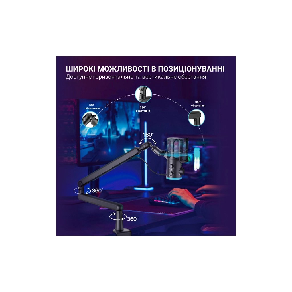 Мікрофон Fifine TAM6 Black (TAM6) - фото 12 Мікрофон Fifine TAM6 Black (TAM6) - фото 12