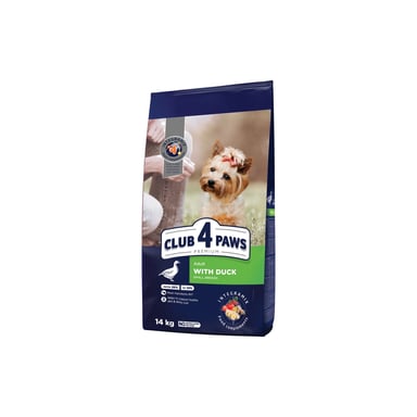 Сухий корм для собак Club 4 Paws Преміум Для малих порід З качкою 14 кг (4820269143036) - фото 1