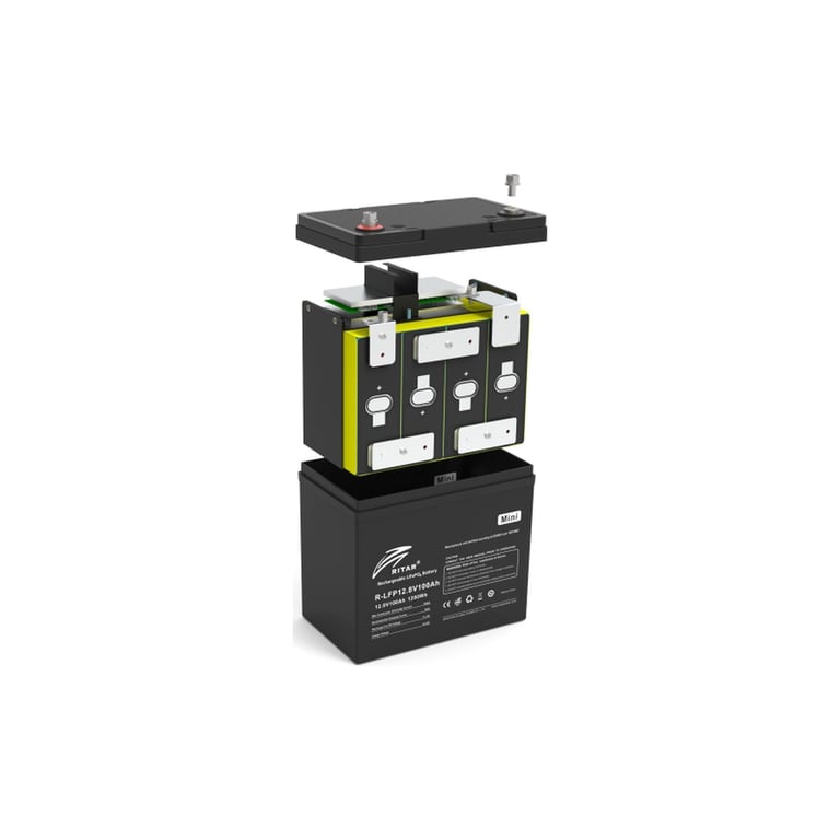 Батарея LiFePo4 Ritar R-LFP 12.8V 100Ah mini (R-LFP12.8V100AH-mini) - фото 2