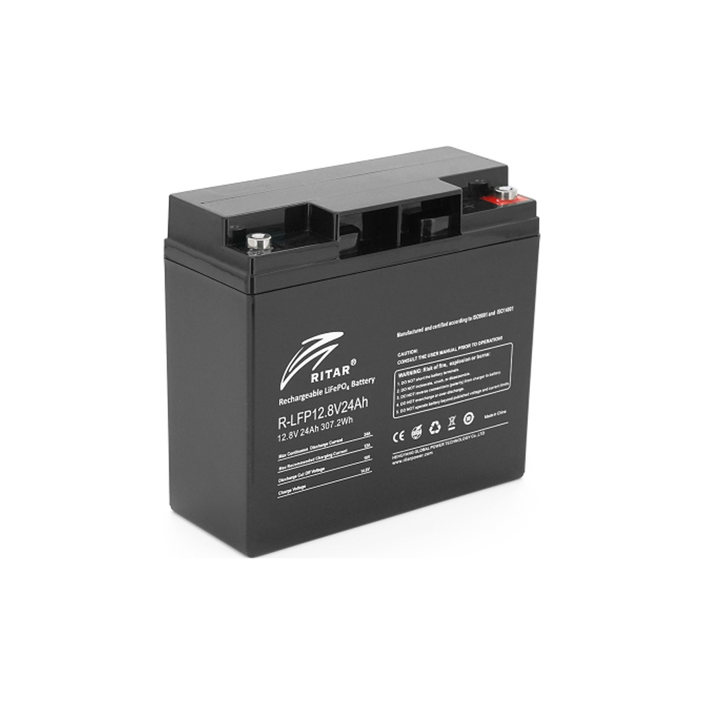 Батарея LiFePo4 Ritar R-LFP 12.8V 24Ah - фото 1 Батарея LiFePo4 Ritar R-LFP 12.8V 24Ah - фото 1