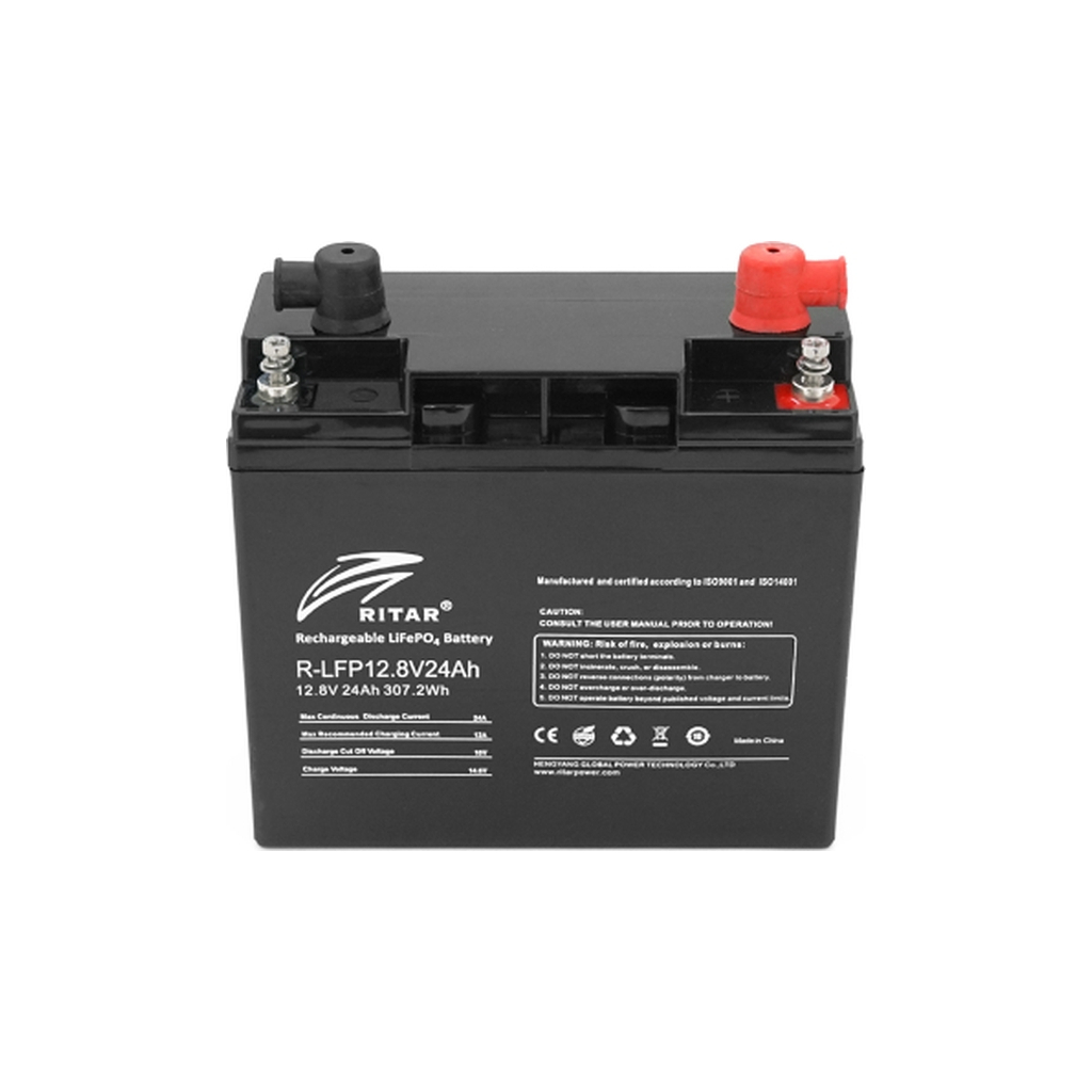 Батарея LiFePo4 Ritar R-LFP 12.8V 24Ah - фото 2 Батарея LiFePo4 Ritar R-LFP 12.8V 24Ah - фото 2