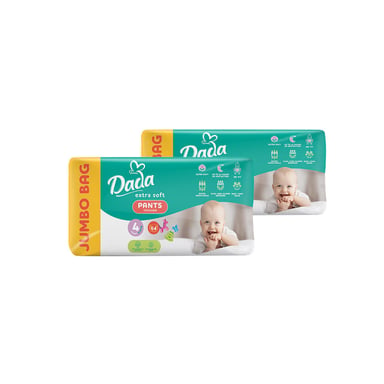 Підгузки Dada Extra Soft 4 Maxi (9-15 кг) 128 шт (2 упаковки по 64 шт) (4820174989538) - фото 1