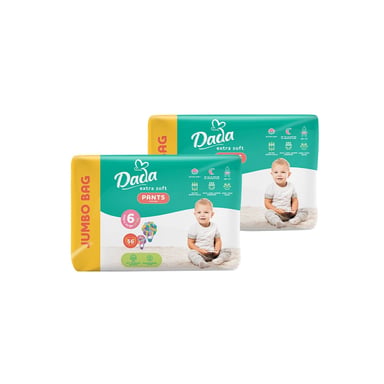 Підгузки Dada Extra Soft 6 XL (15+ кг) 112 шт (2 упаковки по 56 шт) (4820174989514) - фото 1