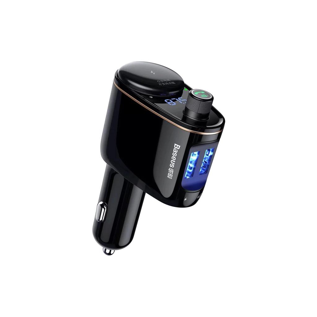 FM модулятор Baseus FM Launcher Locomotive 3.4 A 2 USB (CCHC000001)