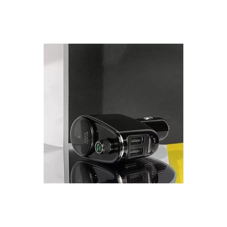 FM модулятор Baseus FM Launcher Locomotive 3.4 A 2 USB (CCHC000001) - фото 8